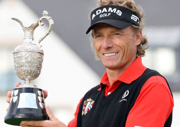 Berhard Langer has the form to repeat the Senior Open triumph he enjoyed at Carnoustie in 2010. Picture: Ian MacNicol/Getty