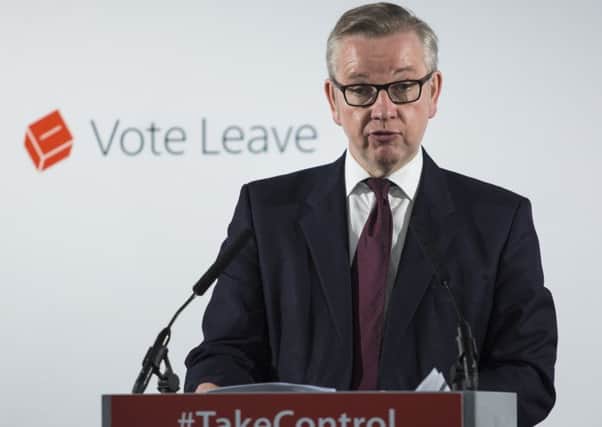 A vote for Leave would boost Holyrood, says Michael Gove. Picture: Getty Images