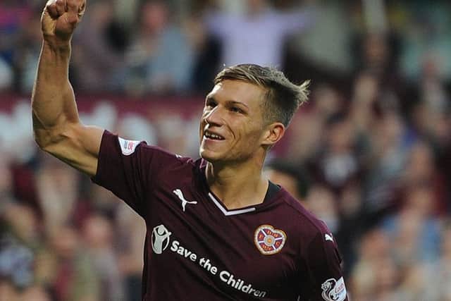 Gavin Reilly struggled to establish himself at Hearts last season