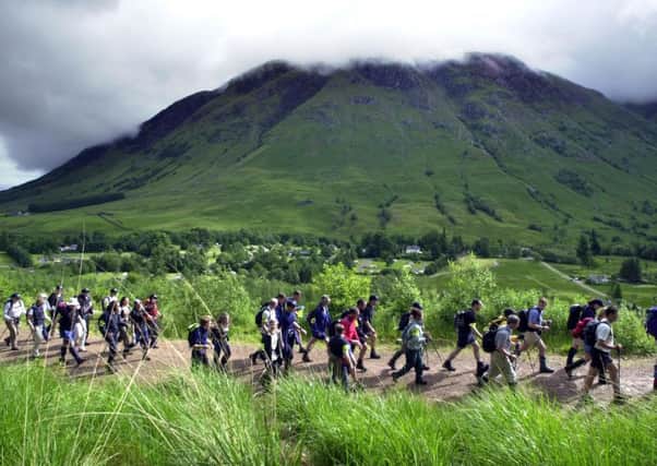 The West Highland Way is another major draw. Picture: Robert Perry