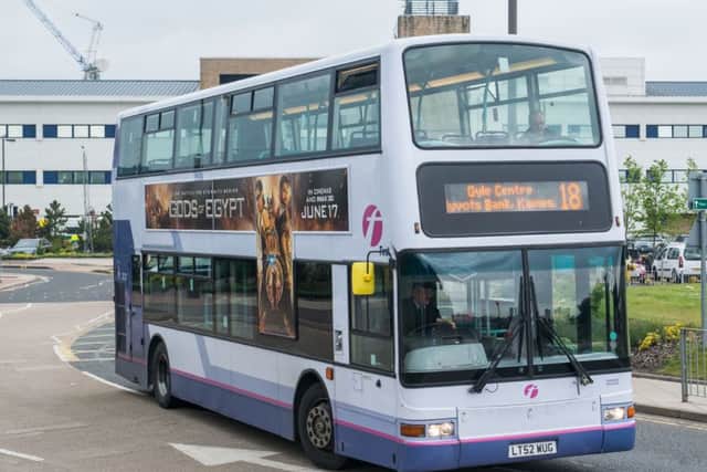 Profits at FirstGroup's UK bus arm missed analysts' forecasts. Picture: Ian Georgeson