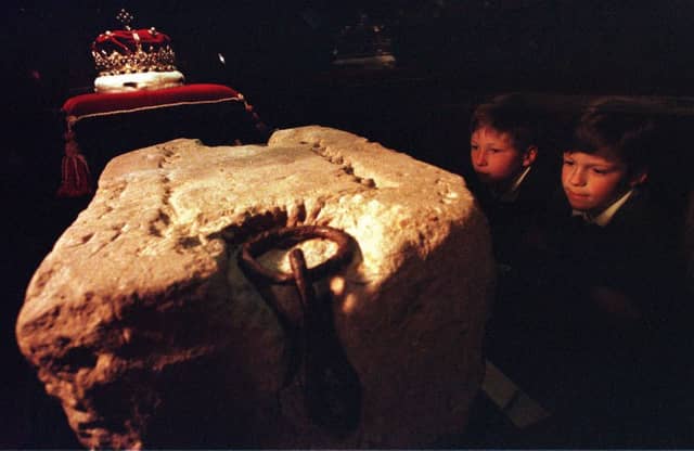 The Stone of Destiny is currently housed in Edinburgh Castle, alongside the Scottish regalia. Picture: Neil Hanna/TSPL