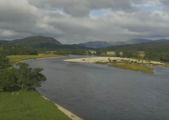The estate offers red deer stalking and fishing on the River Tay. Picture: YouTube/Knight Frank