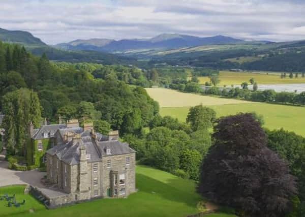 The beautiful 6,235 acre, Kinnaird estate. Picture; YouTube/Knight Frank.