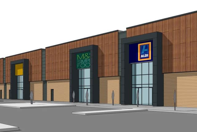 A mock-up of the Westfield retail park in Cumbernauld. Picture: Contributed