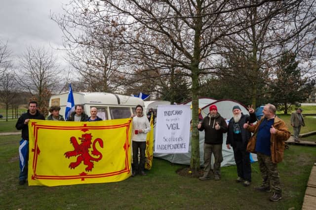 Campaigners say they are holding a vigil. Picture: TSPL