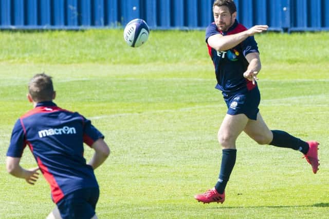 Scotland captain Greig Laidlaw expects Japan to 'throw the ball around' on Saturday. Picture: Gary Hutchison/SNS/SRU