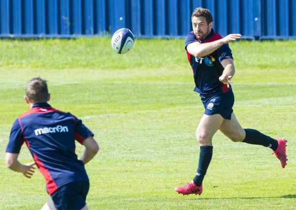 Scotland captain Greig Laidlaw expects Japan to 'throw the ball around' on Saturday. Picture: Gary Hutchison/SNS/SRU