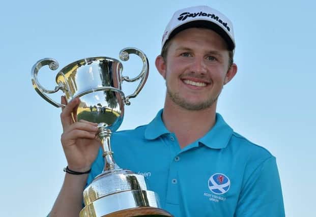 Connor Syme, winner of the Australian Amateur Championship earlier this year, led 80 qualifiers at Royal Porthcawl