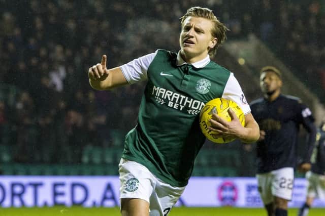 Jason Cummings scored 25 goals for Hibs last season. Pic: SNS