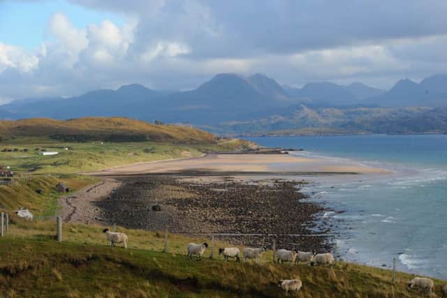 The North Coast 500 route passes Gairloch on a scenic route around the north of Scotland. Picture: Robert Perry/TSPL
