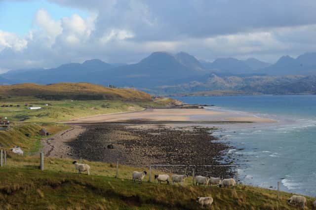The North Coast 500 route passes Gairloch on a scenic route around the north of Scotland. Picture: Robert Perry/TSPL