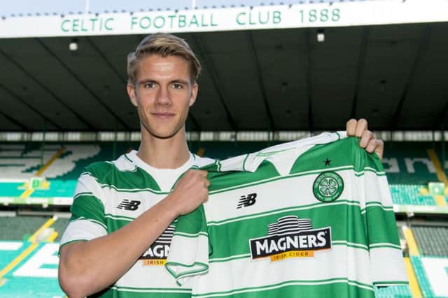 Kristoffer Ajer was initially signed while Ronny Deila was still in charge. Picture: SNS