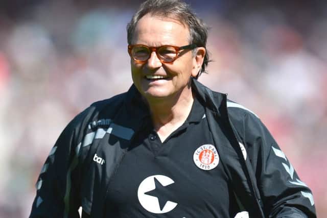 The real Ewald Lienen, head coach of St Pauli. Picture: Getty