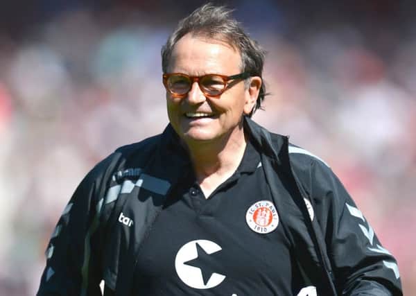 The real Ewald Lienen, head coach of St Pauli. Picture: Getty