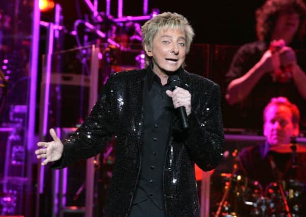 Singer Barry Manilow performs.  Picture: Bryan Bedder/Getty Images