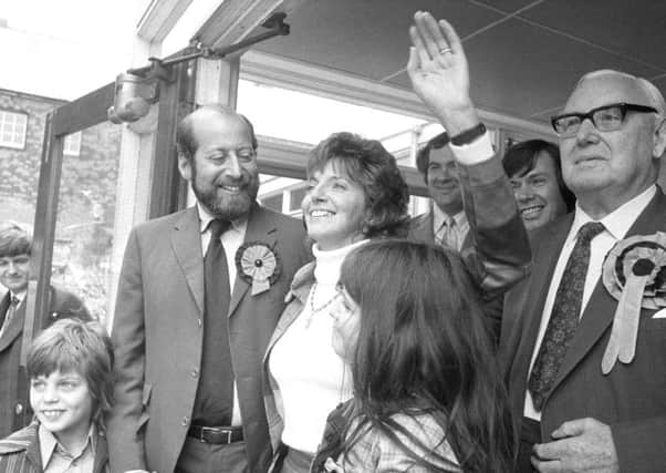 Sir Clement Freud with his wife Jill who says she is shocked and deeply saddened. Picture: PA