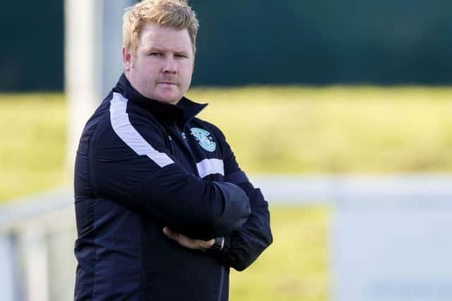 Chris Roberts hopes to guide Hibs Ladies to the Scottish Cup. Pic: SNS