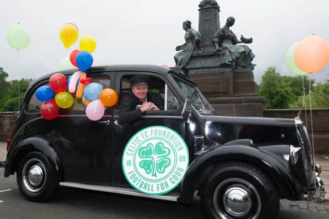 Ex-Celtic captain Tom Boyd at the Glasgow Taxi Outing Fund (GTOF). Picture: John Devlin