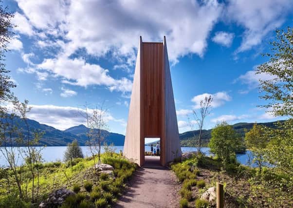 Pyramid Viewpoint overlooking Loch Lomond was praised. Picture: Contributed
