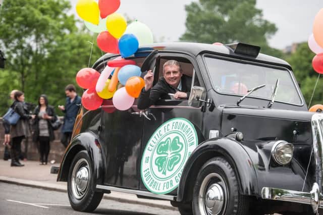 Ex-Celtic captain Tom Boyde at the Glasgow Taxi Outing Fund. Picture: John Devlin