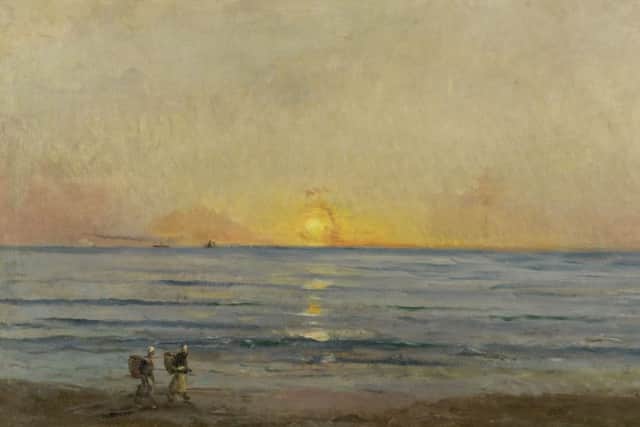 Sunset near Villerville, c.1876, Charles FranÃ§ois Daubigny
