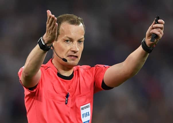 Willie Collum during the Group A match between France and Albania at the Stade Velodrome. Picture: Getty