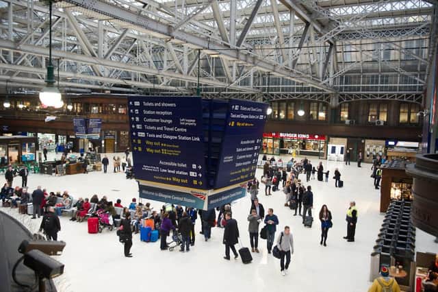 Rail passengers face a day of travel chaos across Scotland tomorrow. Picture: John Devlin