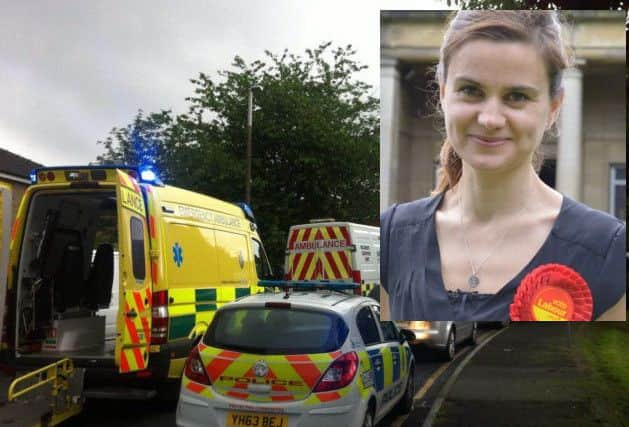 MP Jo Cox was critically injured in the attack.