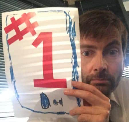 David Tennant poses with some of his favourites. Picture: supplied
