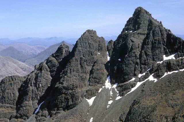 Skye's volcanic rocks are a draw for geologists. Picture: BGS/NERC