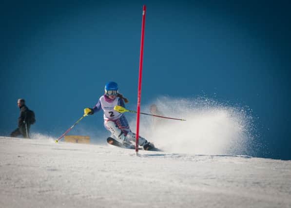 A slalom race on the Goose at Nevis Range . Picture: Steven McKenna