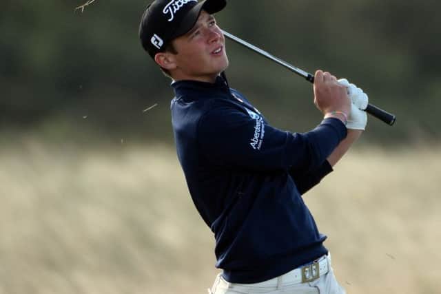 Bearsden's Ewen Ferguson is on course to add the Amateur title to his 2013 British Boys' Championship win. Picture: Getty Images