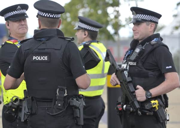 3 per cent of Police Scotlands 17,234 officers will be deployed in a firearms capacity. Picture: Ian Rutherford