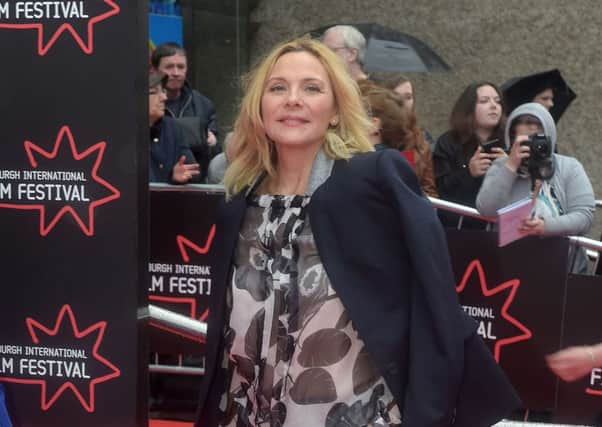 Kim Cattrall attending the Edinburgh International Film Festival 2016 opening-night gala. Picture: PA