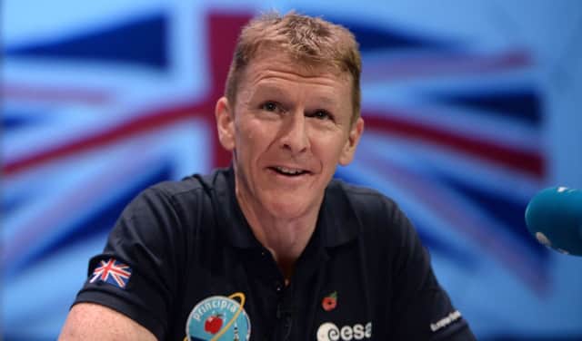 British astronaut Tim Peake, who is preparing to return home after six months in space. Picture: PA