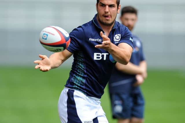 Scotland hooker Stuart McInally hopes a good performance against Japan today can lead to a prolonged run in the team. Picture: David Gibson/Fotosport