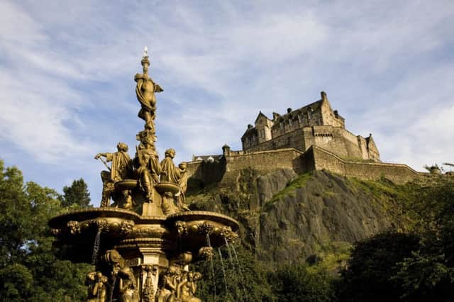 The Ross Fountain and Edinburgh Castle. Photograph: Eli Franssens/iStockphoto