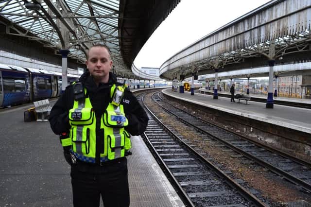 British Transport Police officer Pete McAndie, whose experience with a young man who committed suicide led him to head suicide prevention within his division. Picture: Alison Campsie