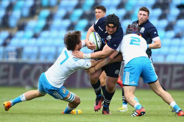 Zander Fagerson is already a full international. Picture: PA