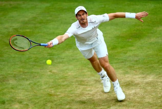 Andy Murray came through his Aegon Championships semi-final with Marin Cilic to set up a meeting with Milos Raonic at Queens Club. Picture: PA