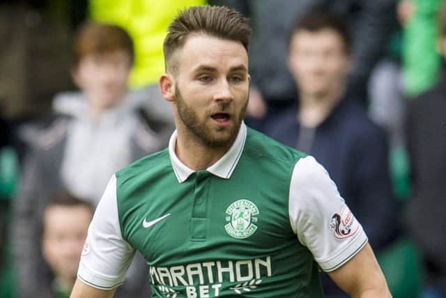 Hibs striker James Keatings is relishing teaming up with Neil Lennon. Picture: SNS