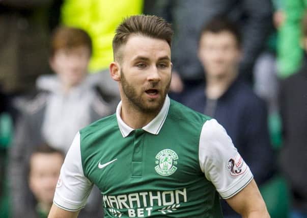 Hibs striker James Keatings is relishing teaming up with Neil Lennon. Picture: SNS