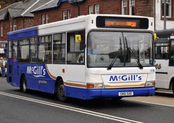 The couple were stopped from getting on a McGill's bus. Picture: Contributed