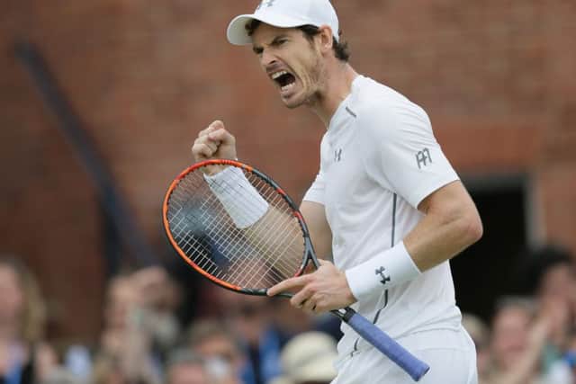 Andy Murray came back from behind to defeat Milos Raonic. Pic: Getty