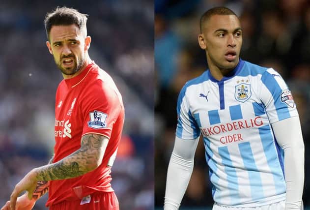 Danny Ings (left) and James Vaughan have both been linked with Rangers. Pictures: Getty Images