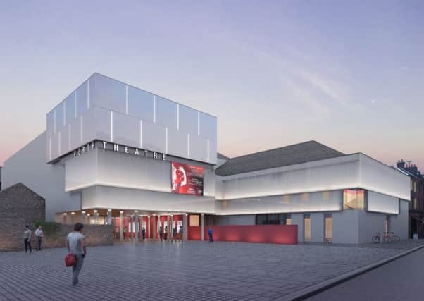 An artist's impression of the theatre on Perth's High Street