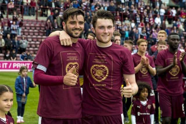 Hearts qualified for the Europa League after finishing third last season. Picture: SNS