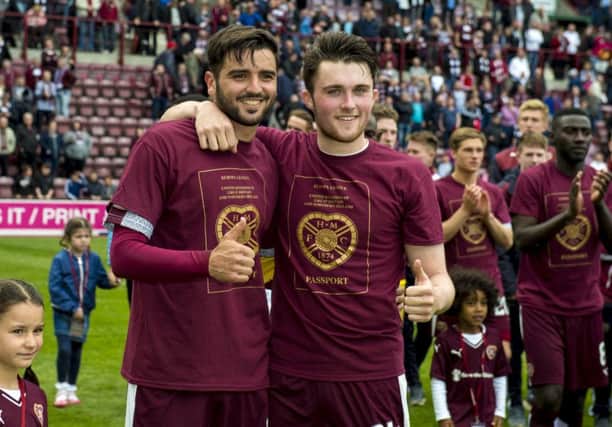 Hearts qualified for the Europa League after finishing third last season. Picture: SNS