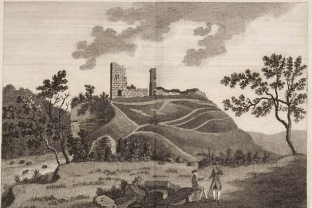 The ruin of Woodhouse Lee castle 1790. 
Picture: Deadline News